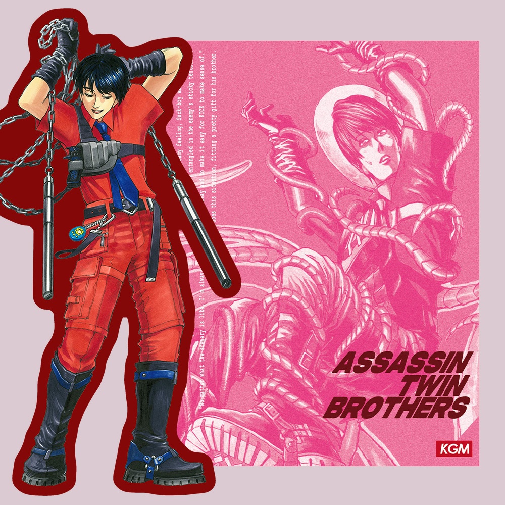 ASSASSIN TWINS -Big Stickers-