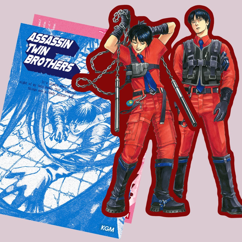 ASSASSIN TWINS -Big Stickers-