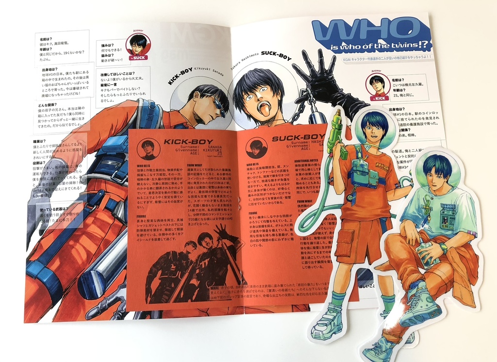 ASSASSIN TWINS character zine