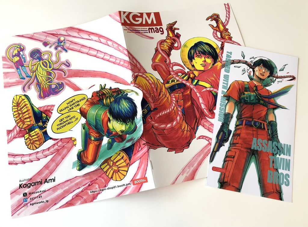 ASSASSIN TWINS character zine