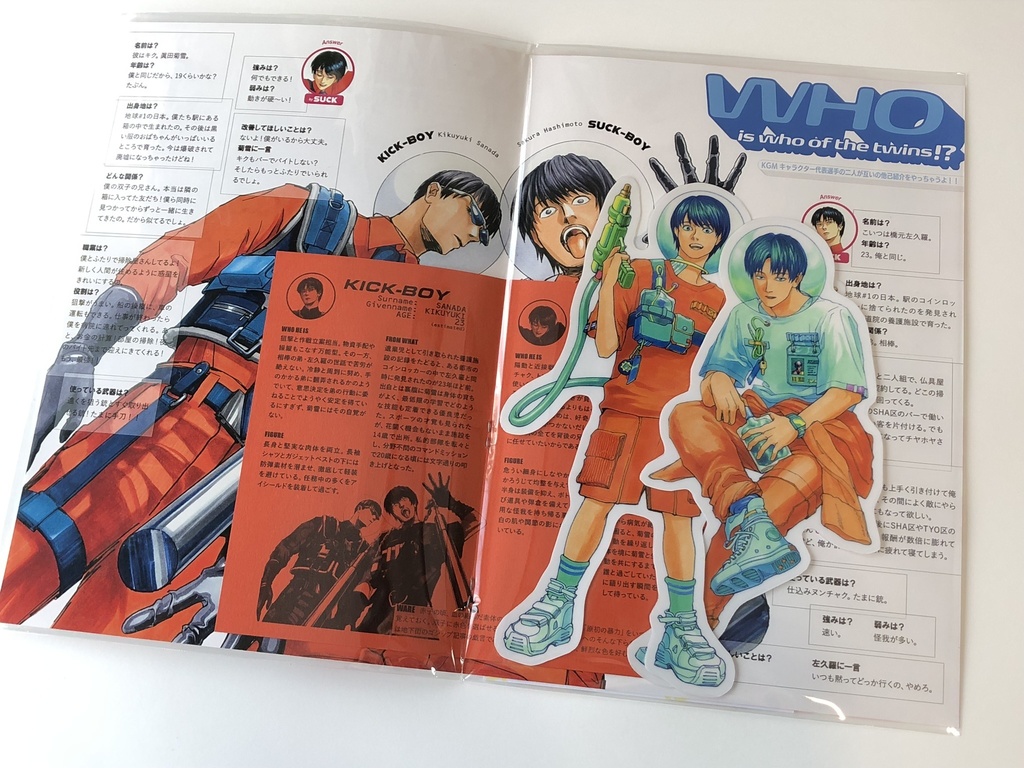 ASSASSIN TWINS character zine