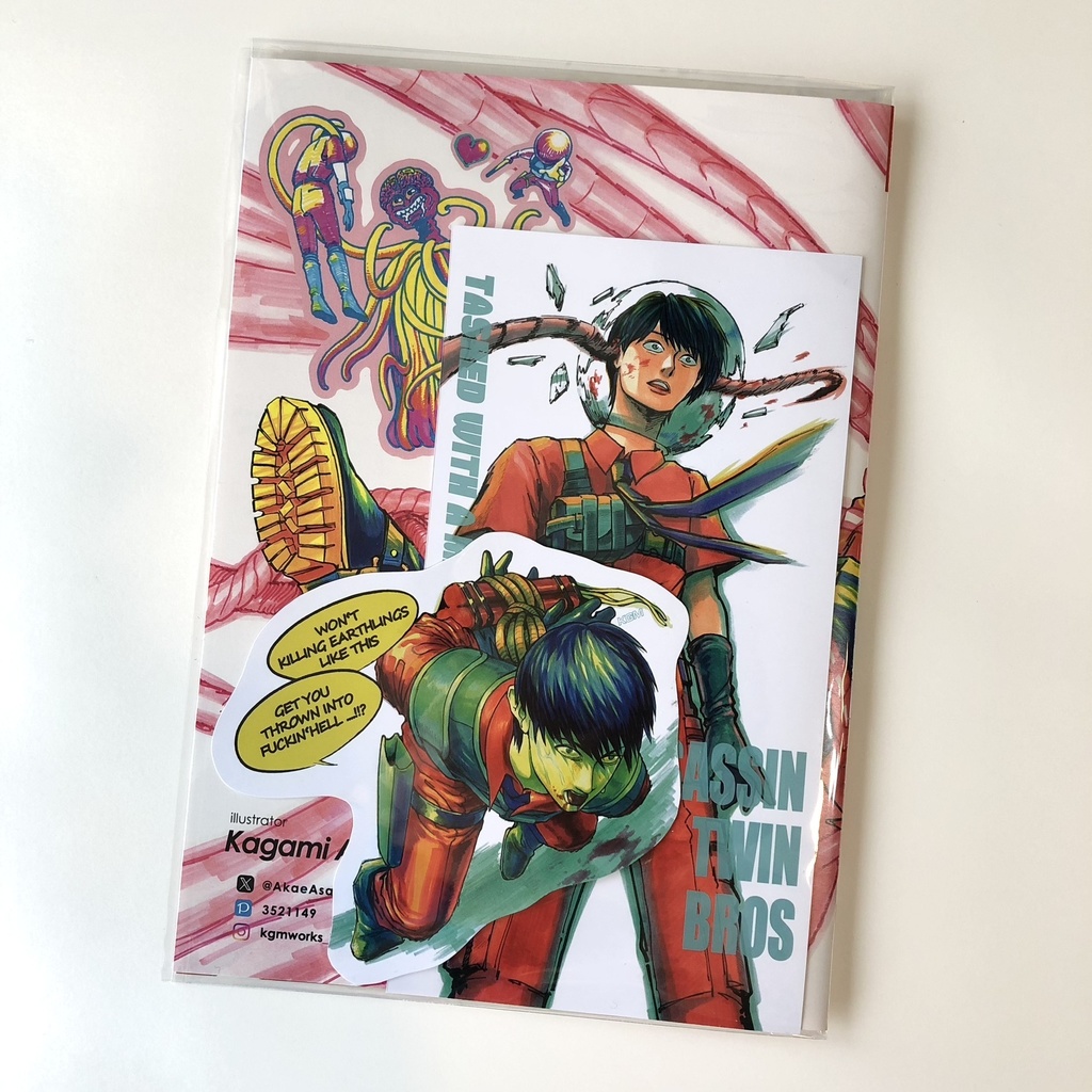 ASSASSIN TWINS character zine