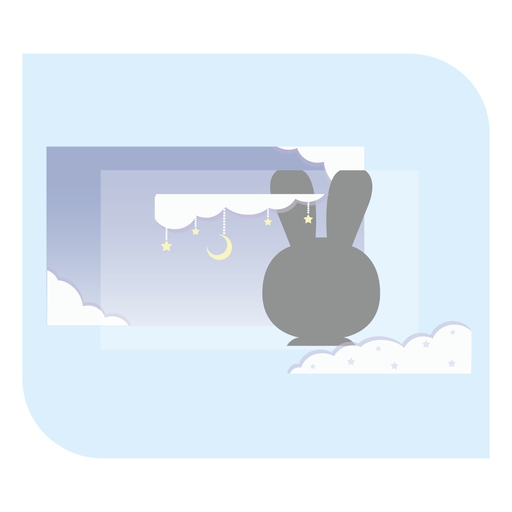 おやすみ背景素材