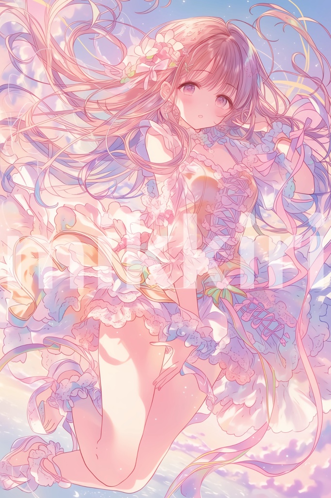 【4K相当】透明感美少女 壁紙4枚セット Vol.3