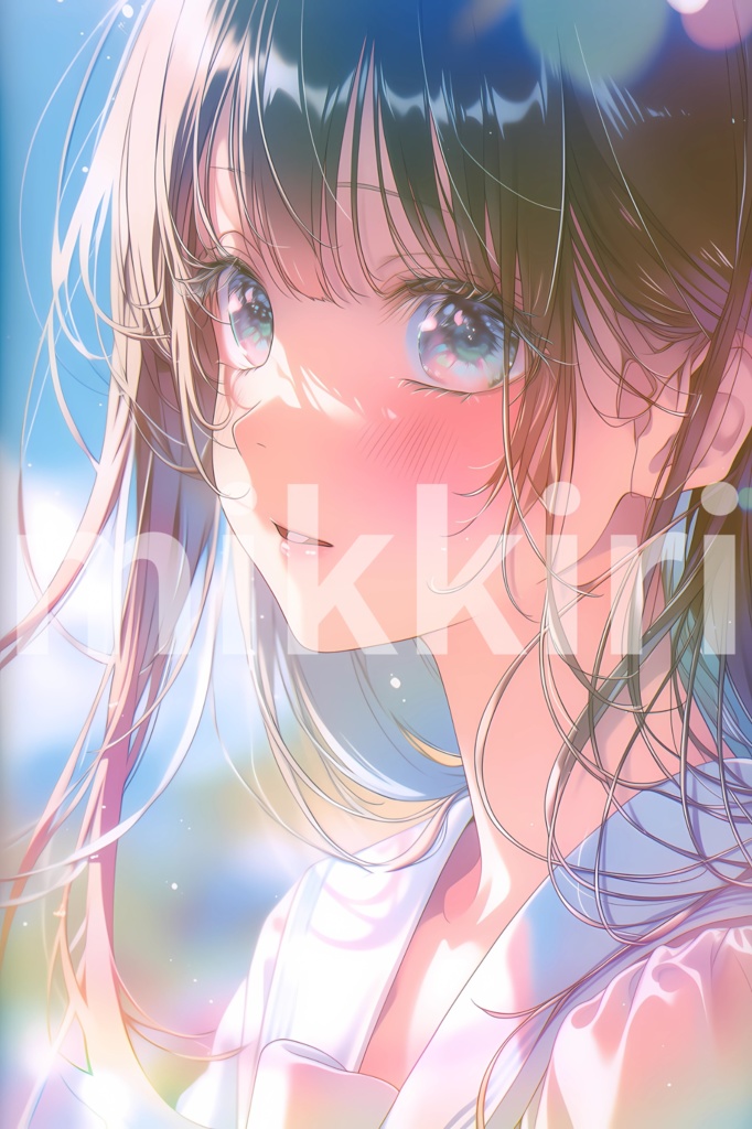 【4K相当】透明感美少女 壁紙4枚セット Vol.4