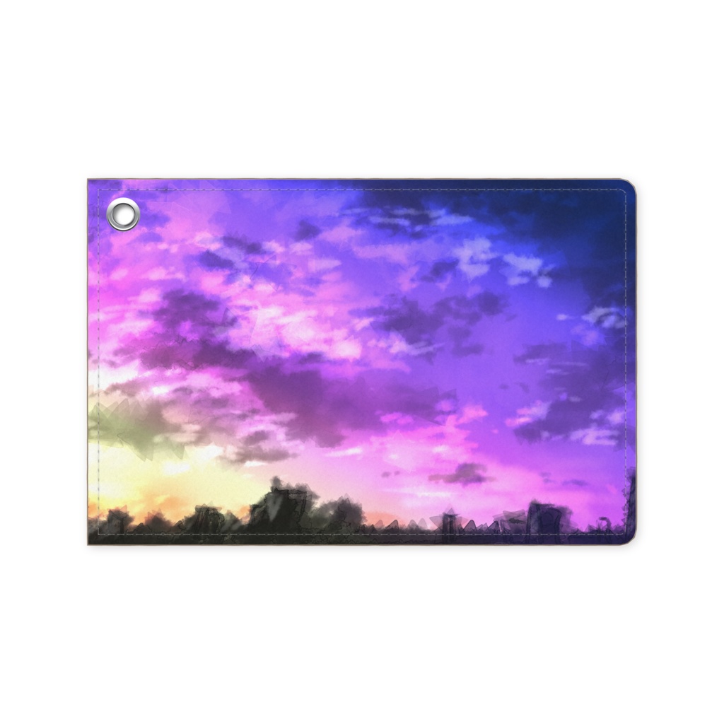 夜明けパスケース