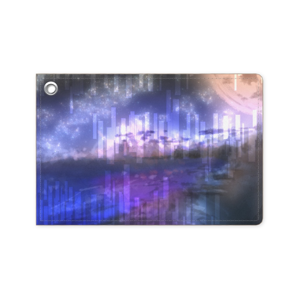 サイケデリック夜空パスケース