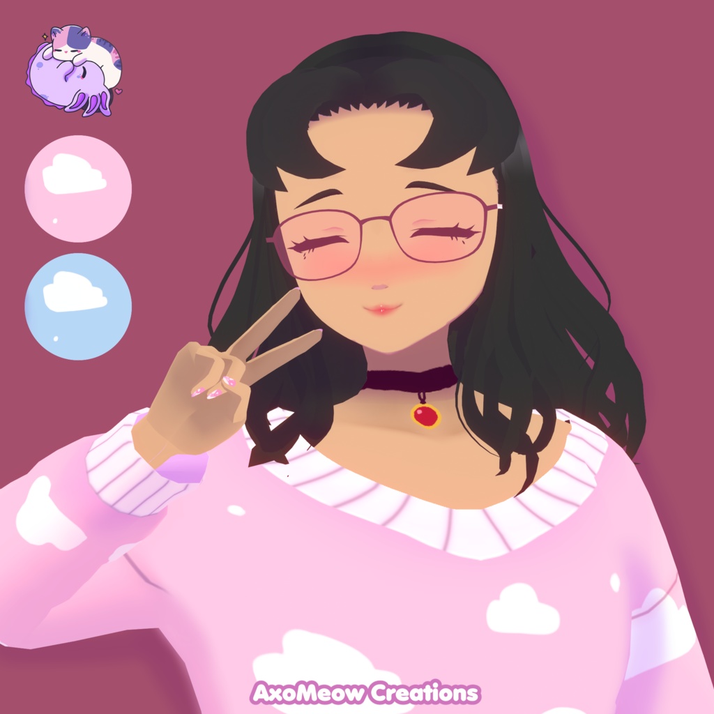 【Vroid】 cloudy sweater ☁
