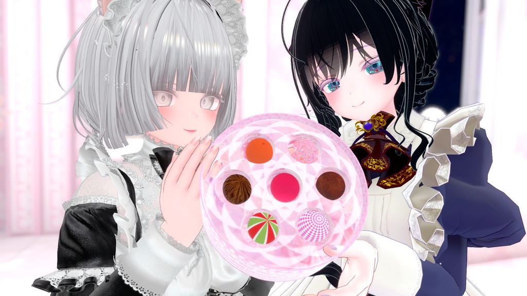 チョコレート★プレゼントボックス chocolate★PresentBox MA対応 アバター&ワールド【食べられるギミック付き】