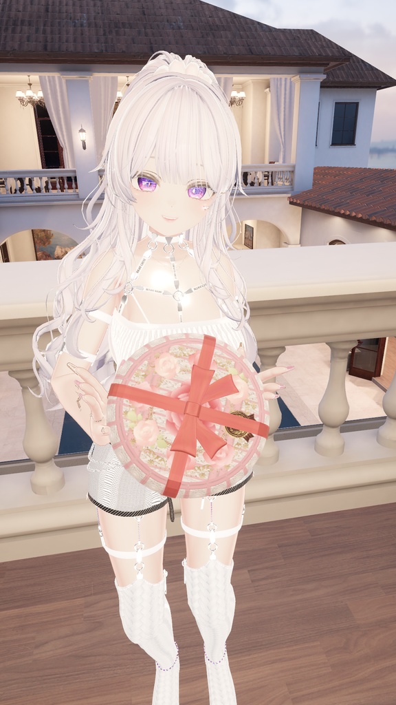 チョコレート★プレゼントボックス chocolate★PresentBox MA対応 アバター&ワールド【食べられるギミック付き】