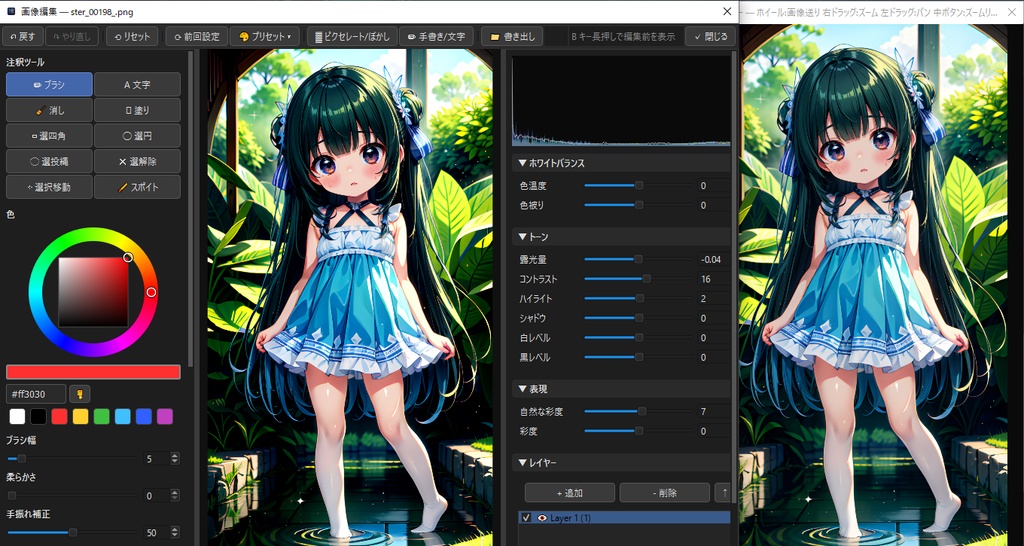 【発売記念セール¥500】【画像管理ビュワー&編集&お絵描き&画像動画生成】ImageCurator【自動評価・タグ付け搭載!高機能オールインワンツール】