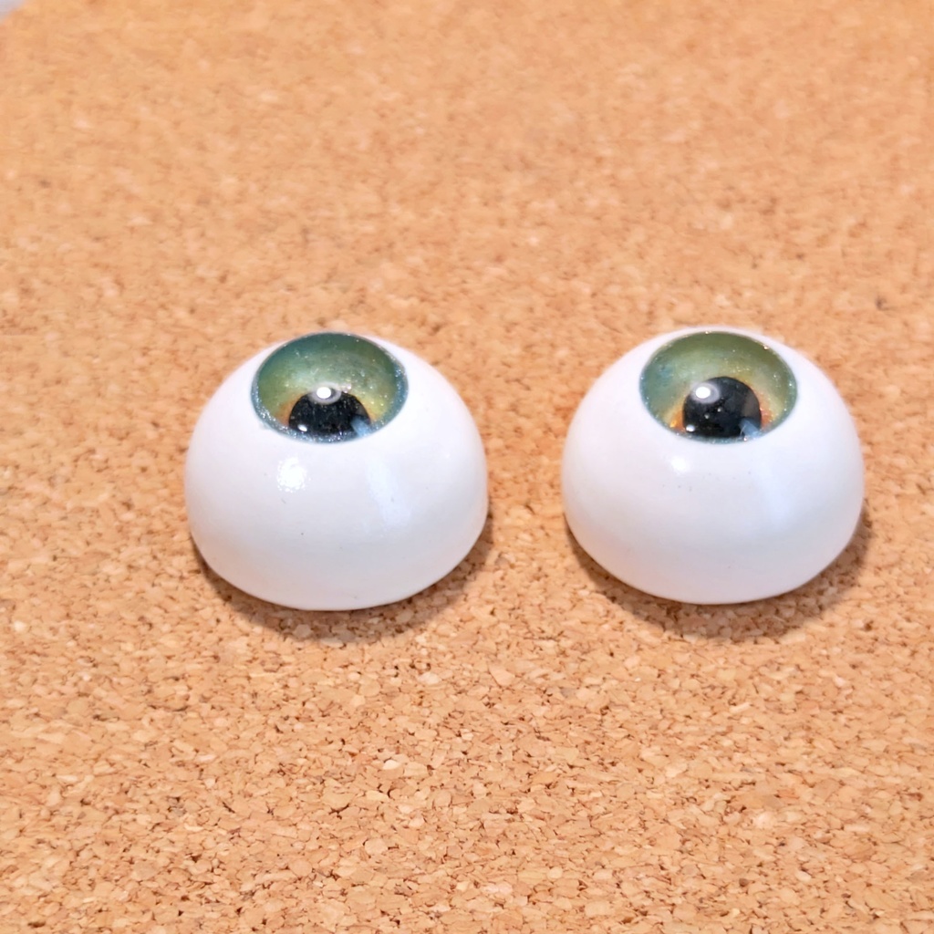 【16mm】グリーンA(虹彩模様無)【アウトレット】