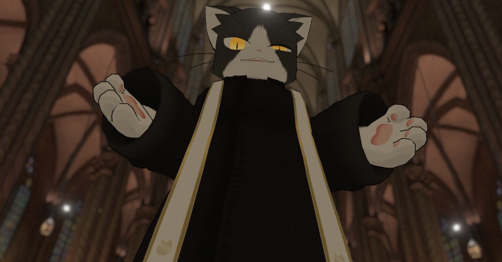 【無料・Quest対応】オリジナル3Dモデル「ガトー大司教」