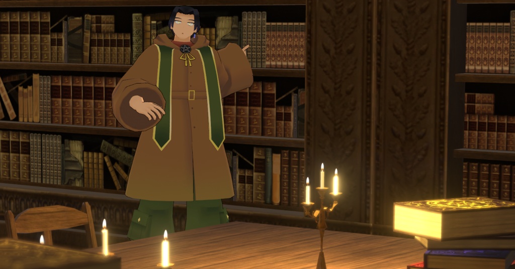 【Quest対応】オリジナル3Dモデル「魔砲使いのレイオ」