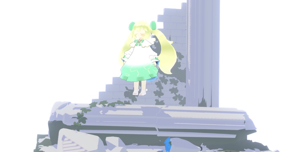 【Quest対応】オリジナル3Dモデル「おやすみレミエル」