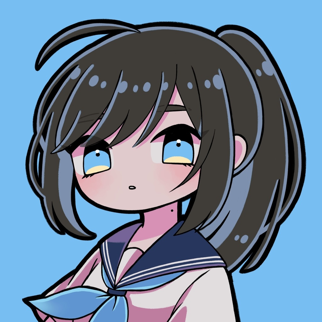 【キャンバスパネル】ポニーテール