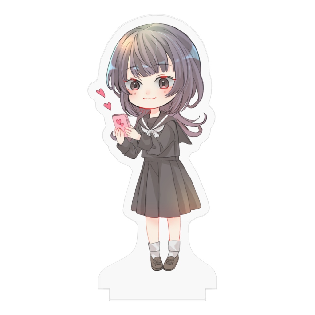 ウルフカットちゃんアクリルフィギュア