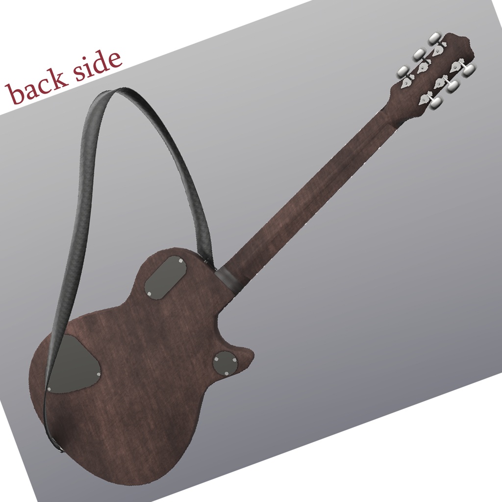 BYT式エレキギター ストラップシェイプ有