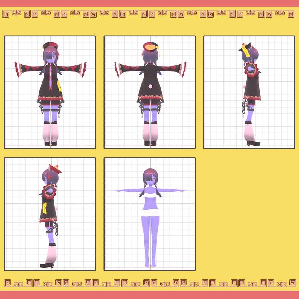 3Dモデル『海莉』