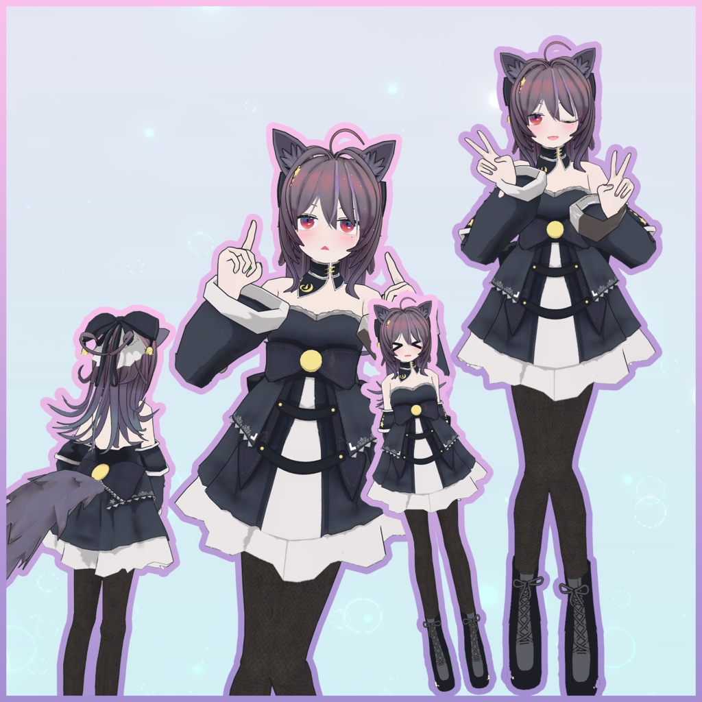 オリジナル3Dモデル《夜空》