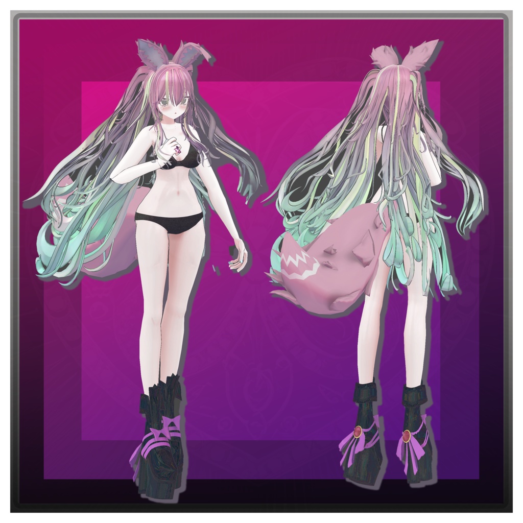 オリジナル3Dモデル 恋羽-kohane-