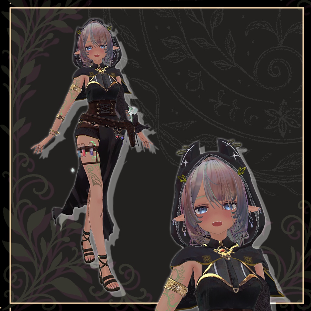 『ノクレンシア-Nocrencia-』オリジナル3Dモデル