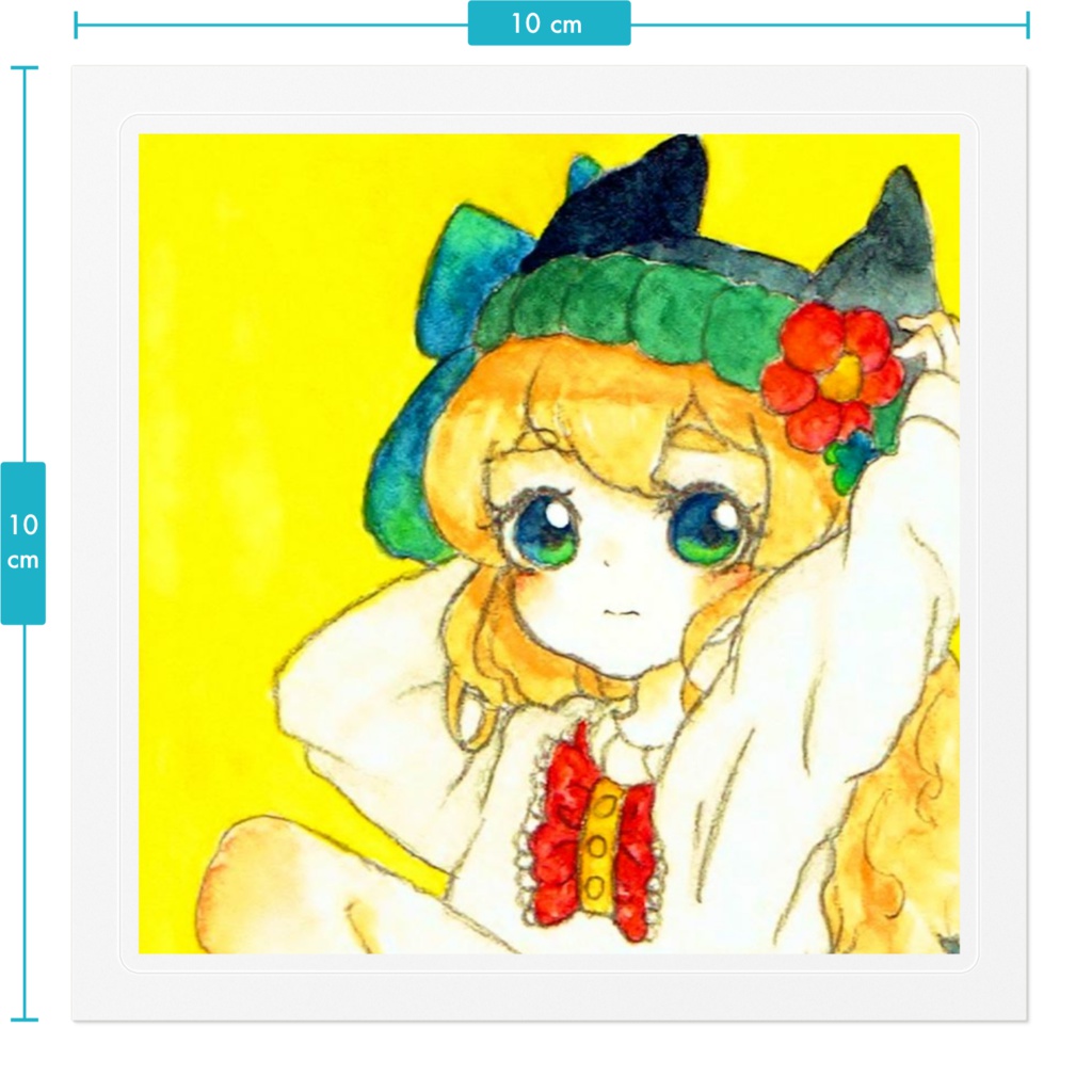 こねこのステッカー