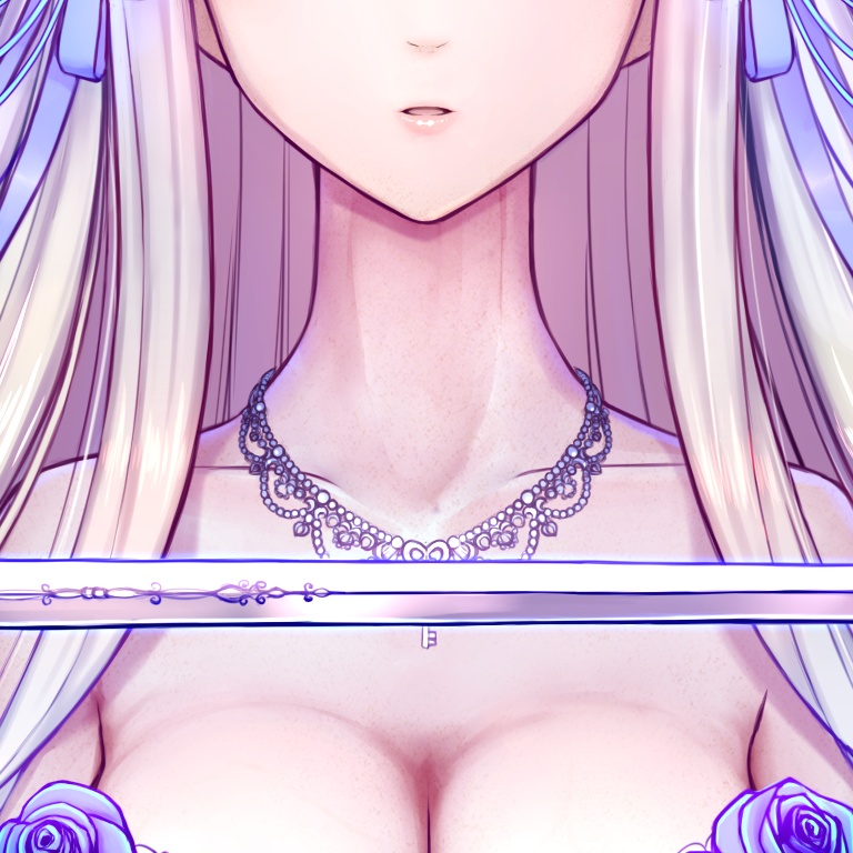 ep1-1_Art1_高解像度イラスト【青薔薇姫のレイピア ~花に摘まれた暗殺者たち~ 】