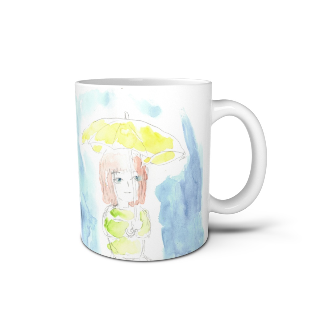 マグカップ「雨の日に」