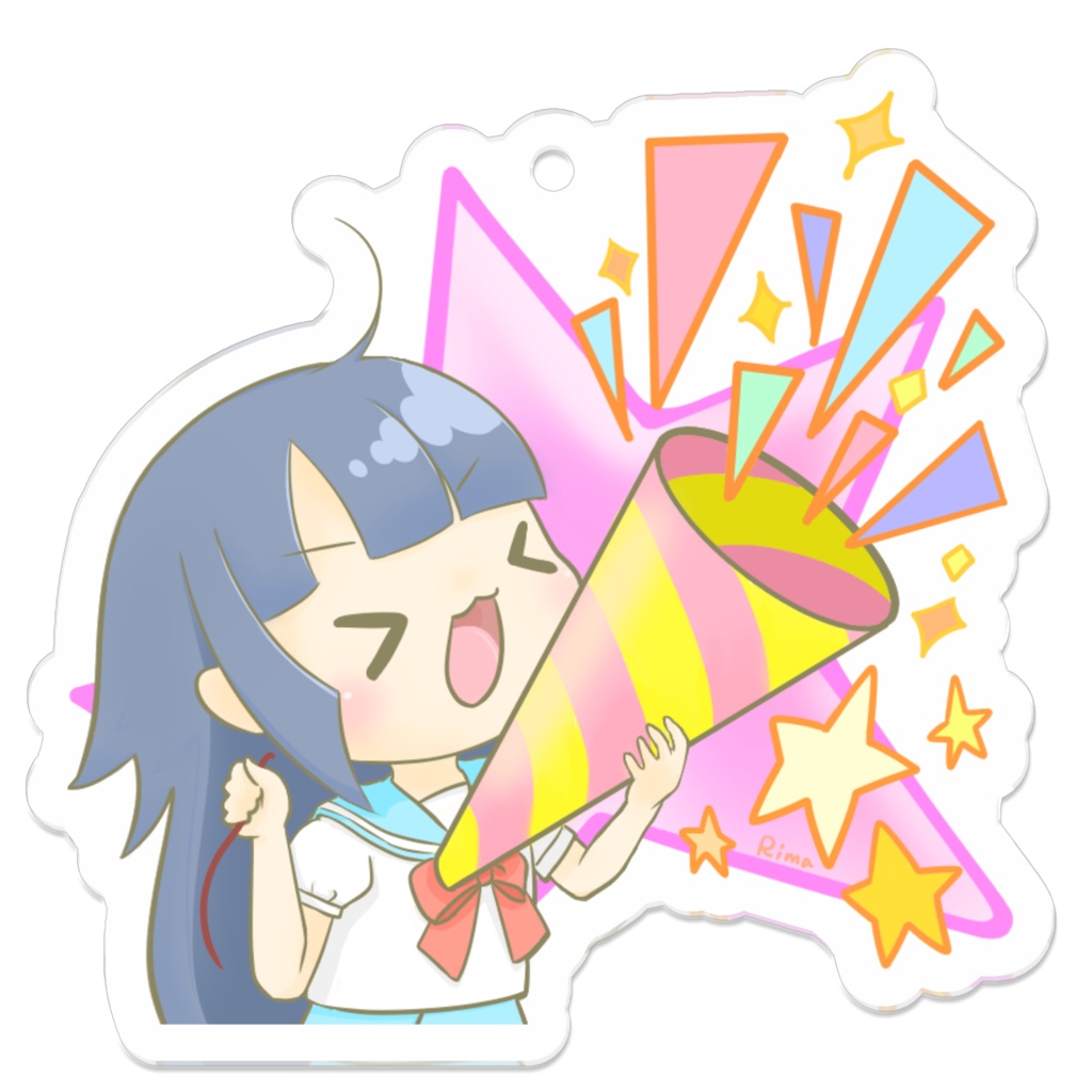 おめでとう🎉みるのアクリルキーホルダー