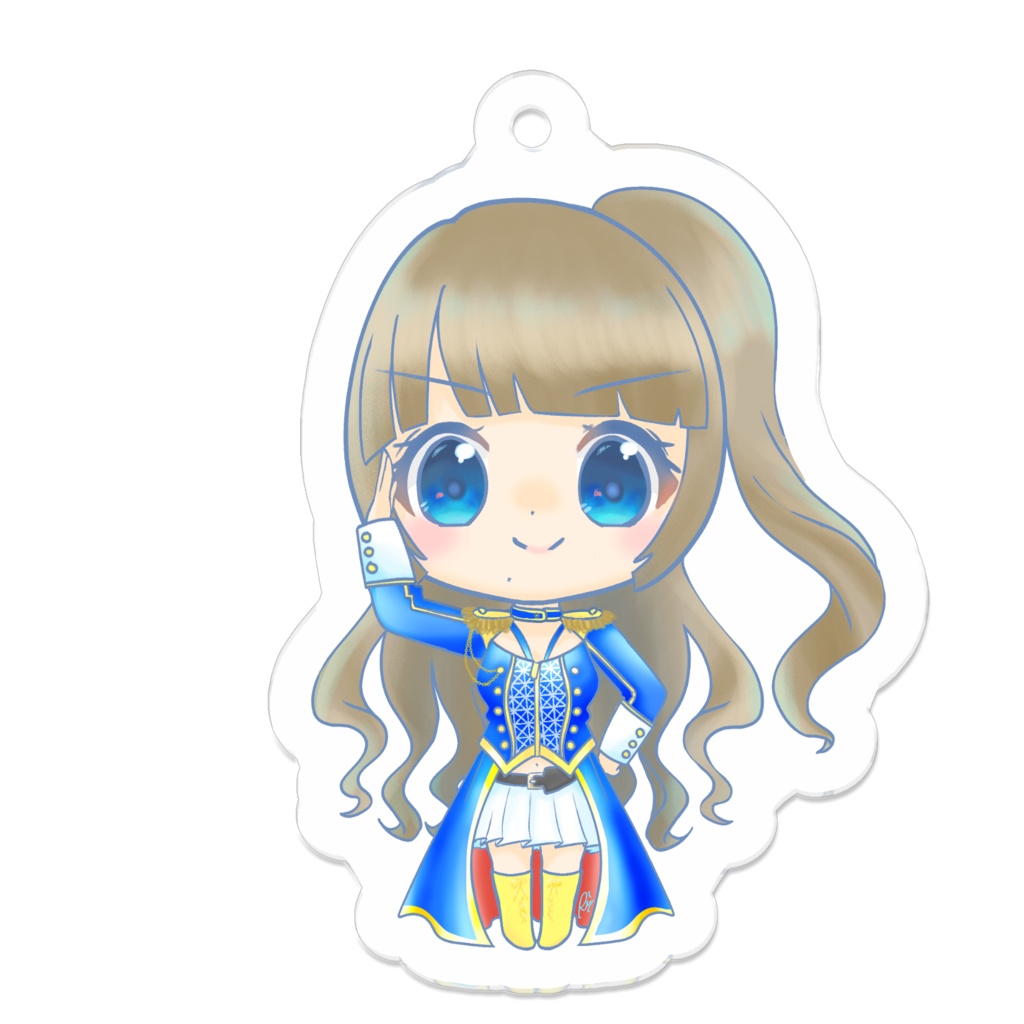 きりっとかいぐんさんアクリルキーホルダー