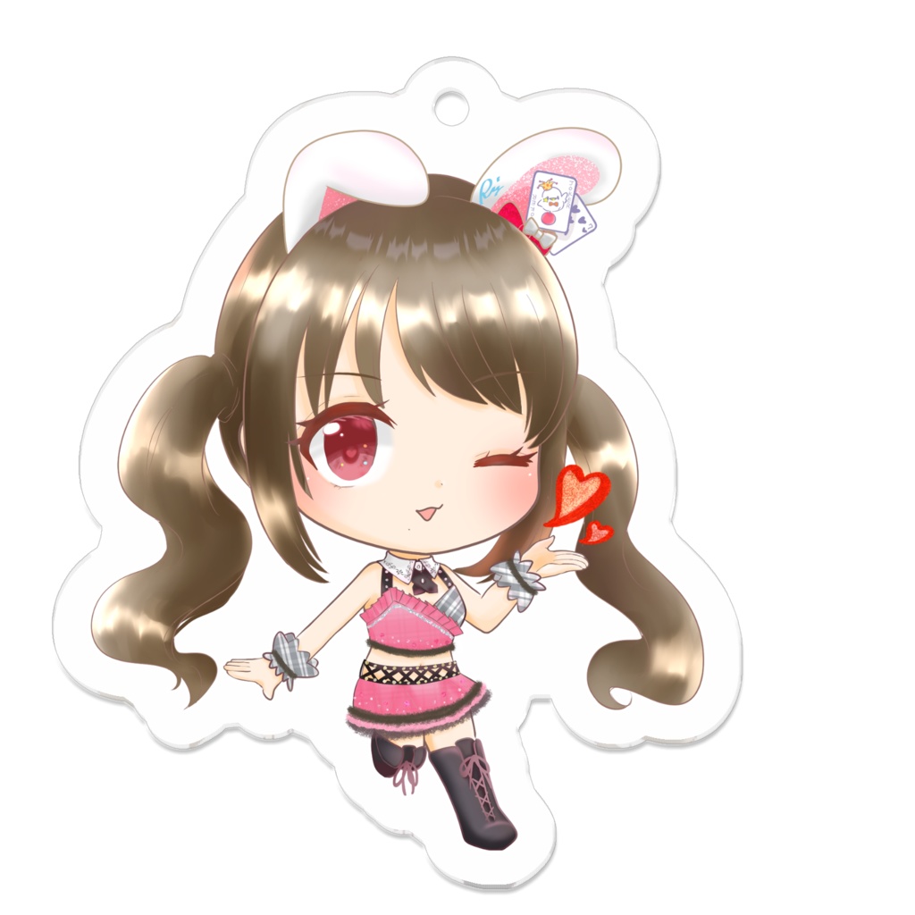きゅーとなばにーアクリルキーホルダー🐇