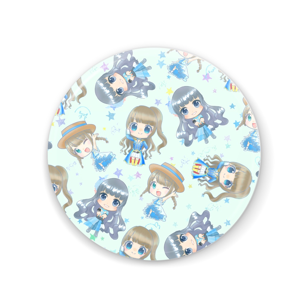 あおいろ衣装💫缶ミラー
