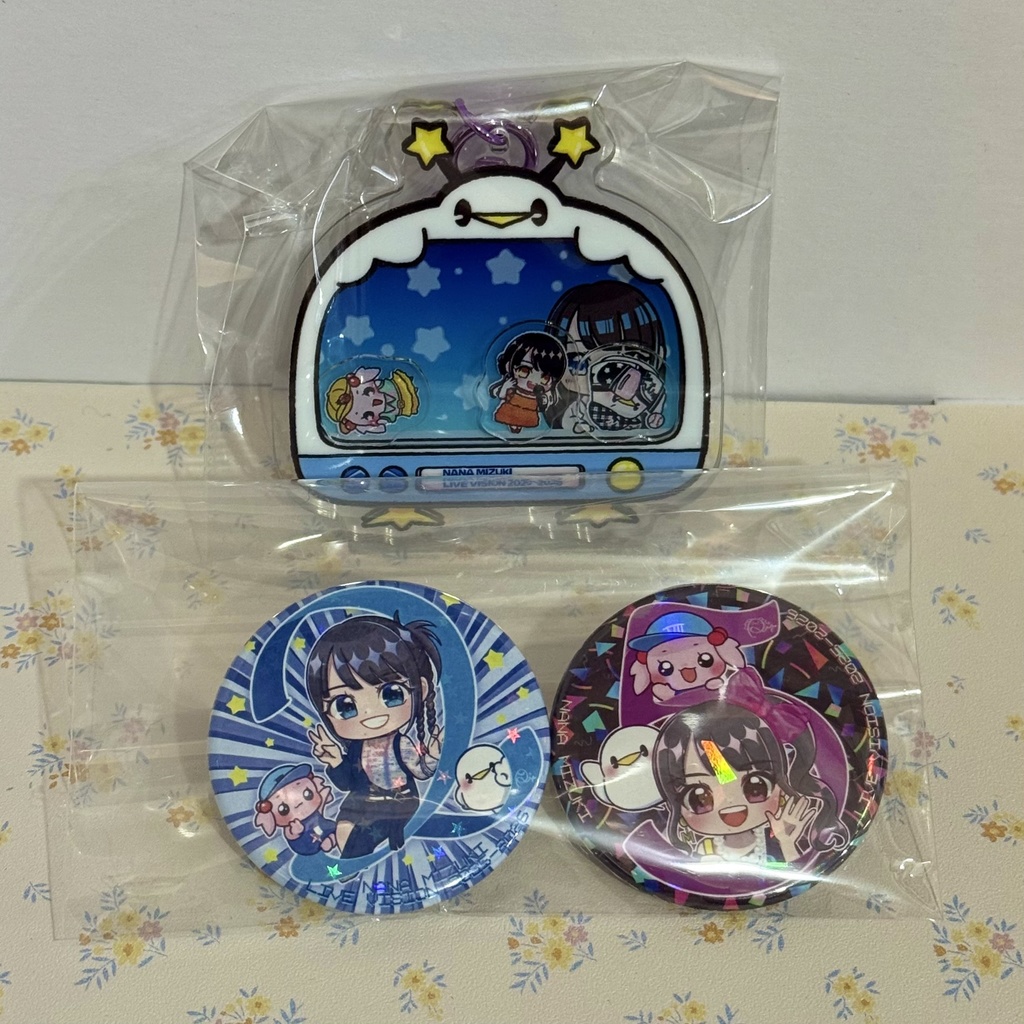シャカシャカアクキー&ホログラム缶バッジ ～VISION～セット