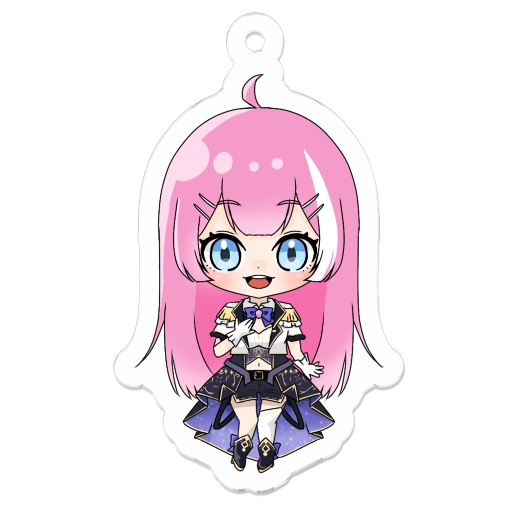 癒詠ななアイドル風アクリルキーホルダー