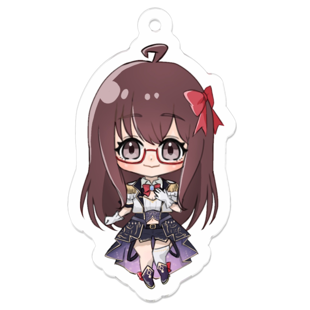 さなアイドル風アクリルキーホルダー