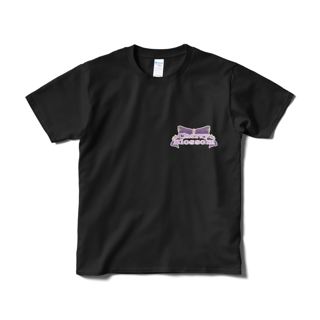 チェリーブロッサムTシャツ黒