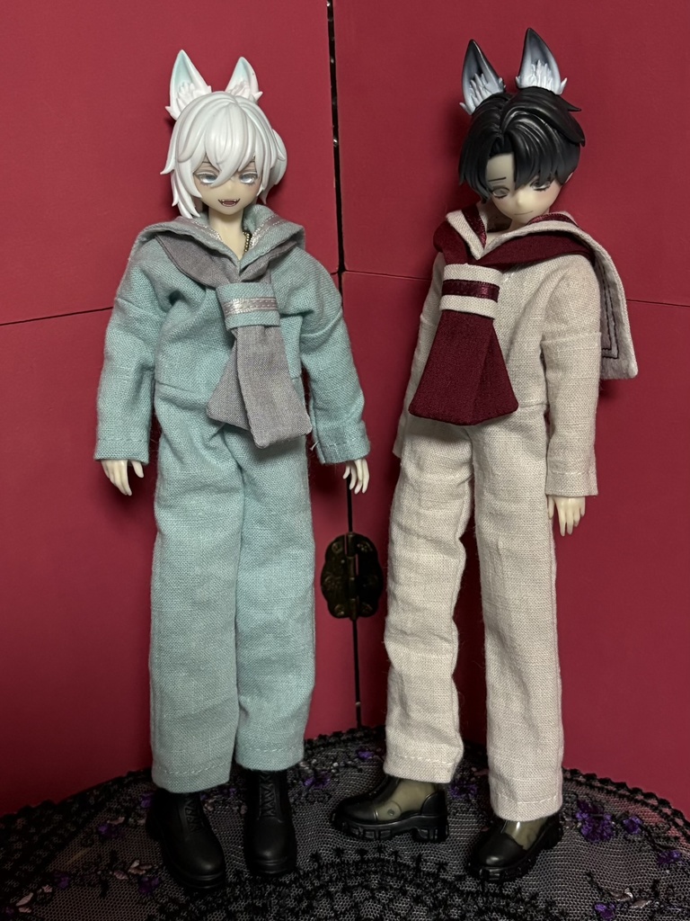 シチリアサイズ セーラーサロペット