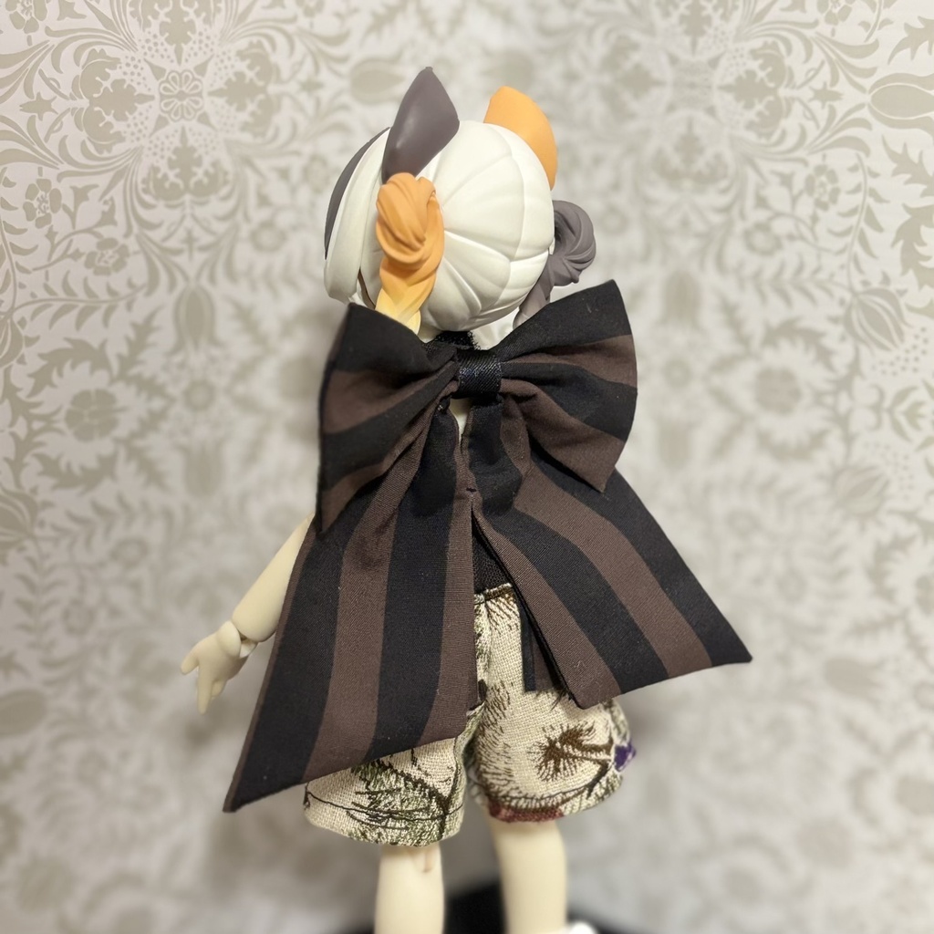 ストライプリボンセット ブラウン