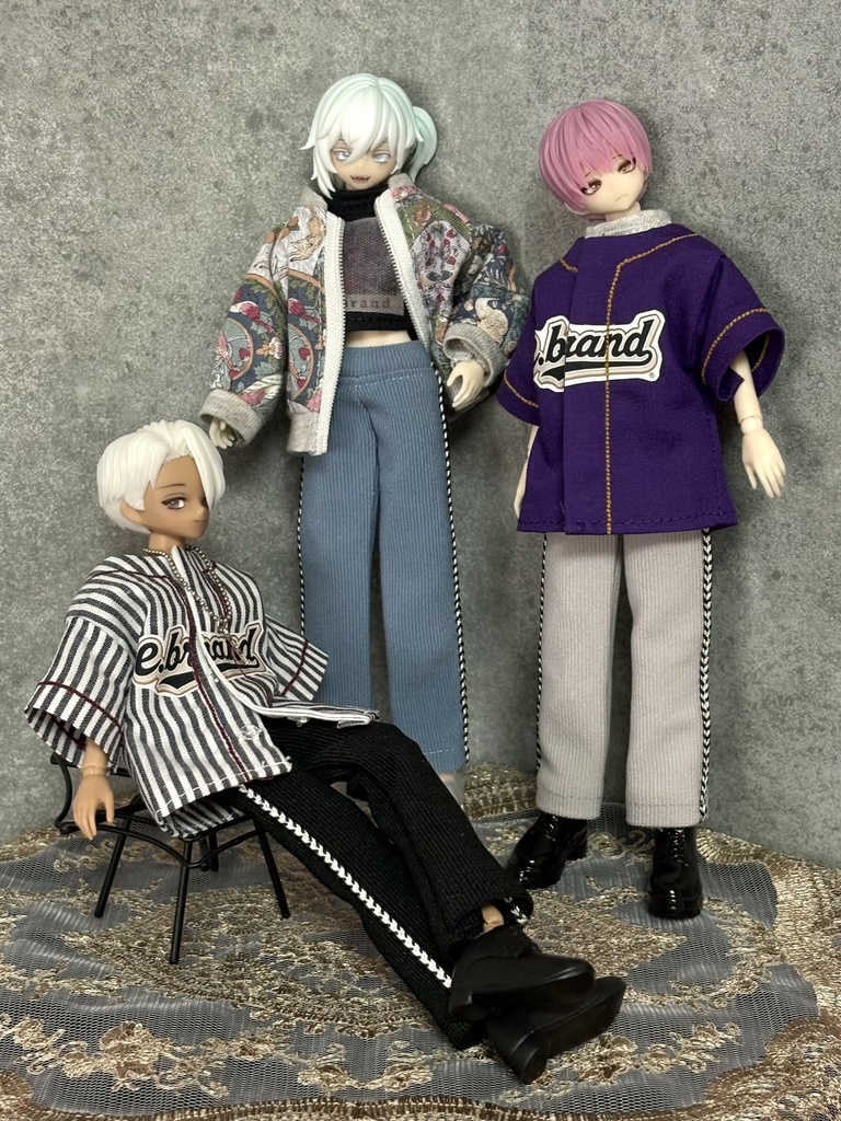 ラインリブパンツ