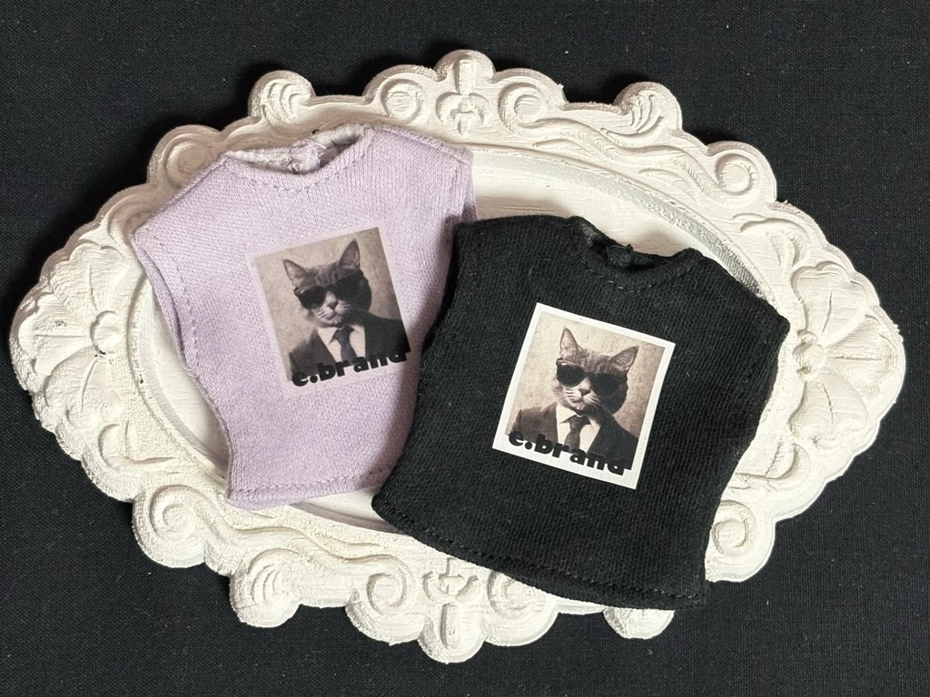 ネコサングラスノースリーブT