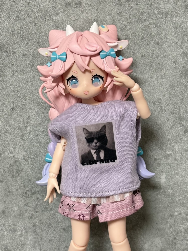 ネコサングラスノースリーブT