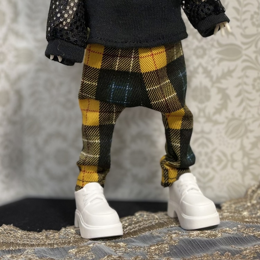 スカーフ付きサルエルパンツ