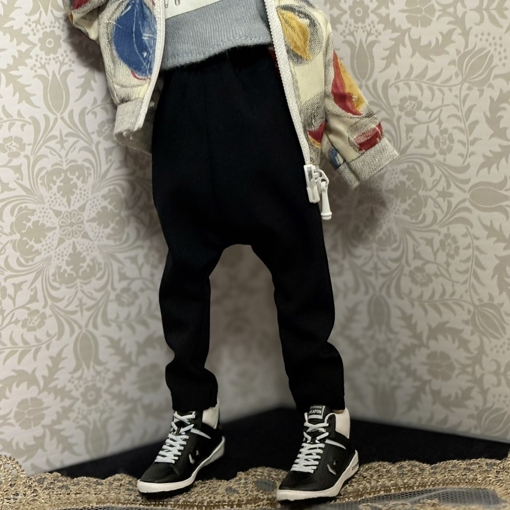 スカーフ付きサルエルパンツ