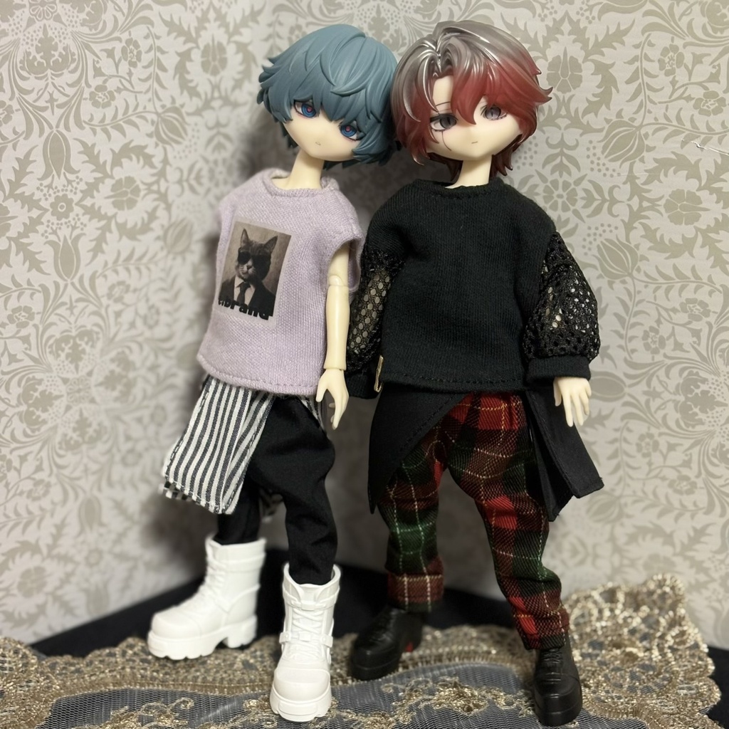 スカーフ付きサルエルパンツ