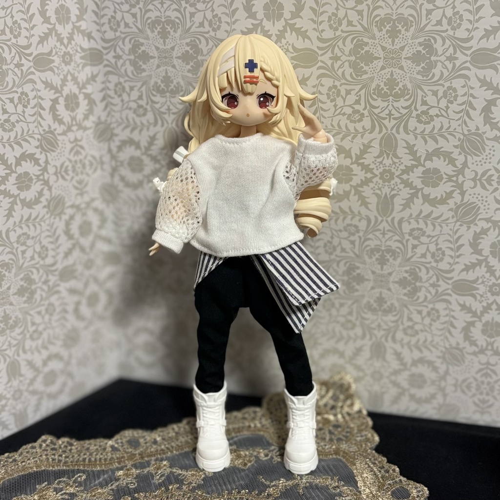 スカーフ付きサルエルパンツ
