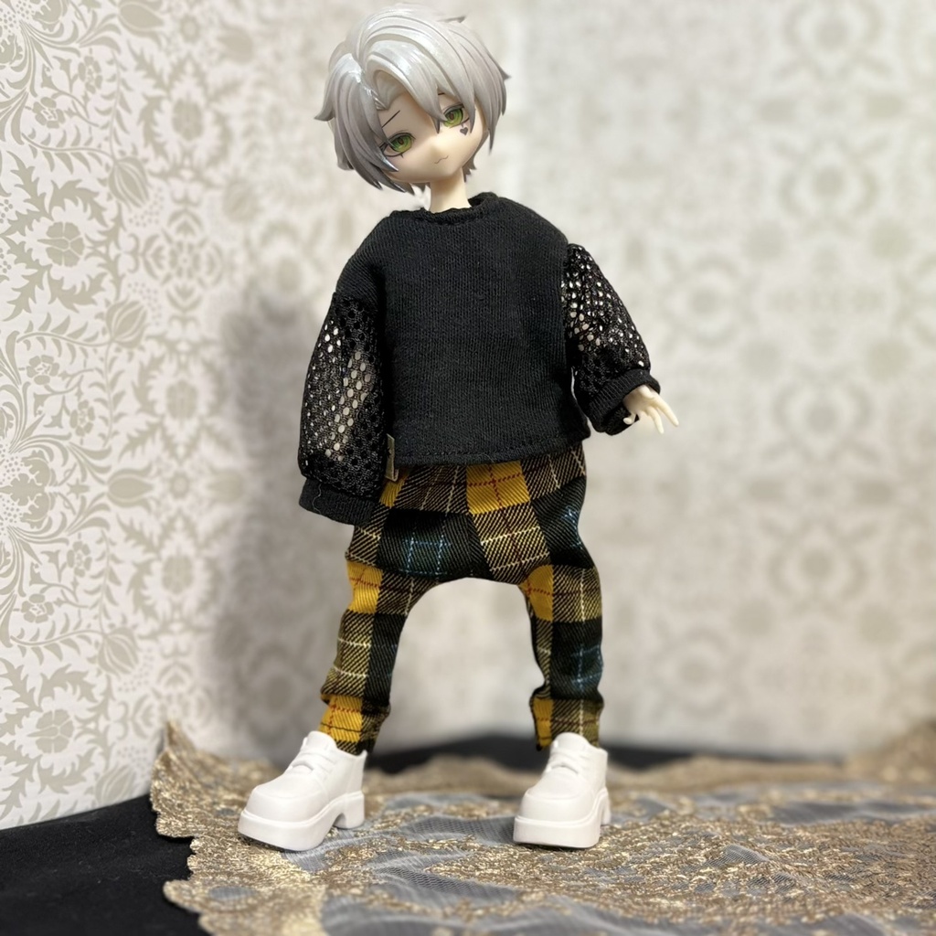 スカーフ付きサルエルパンツ
