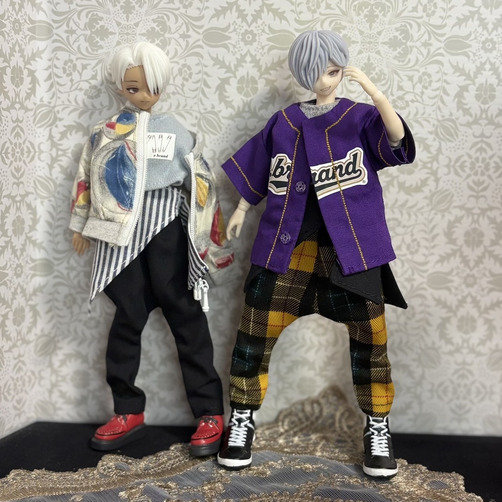 スカーフ付きサルエルパンツ