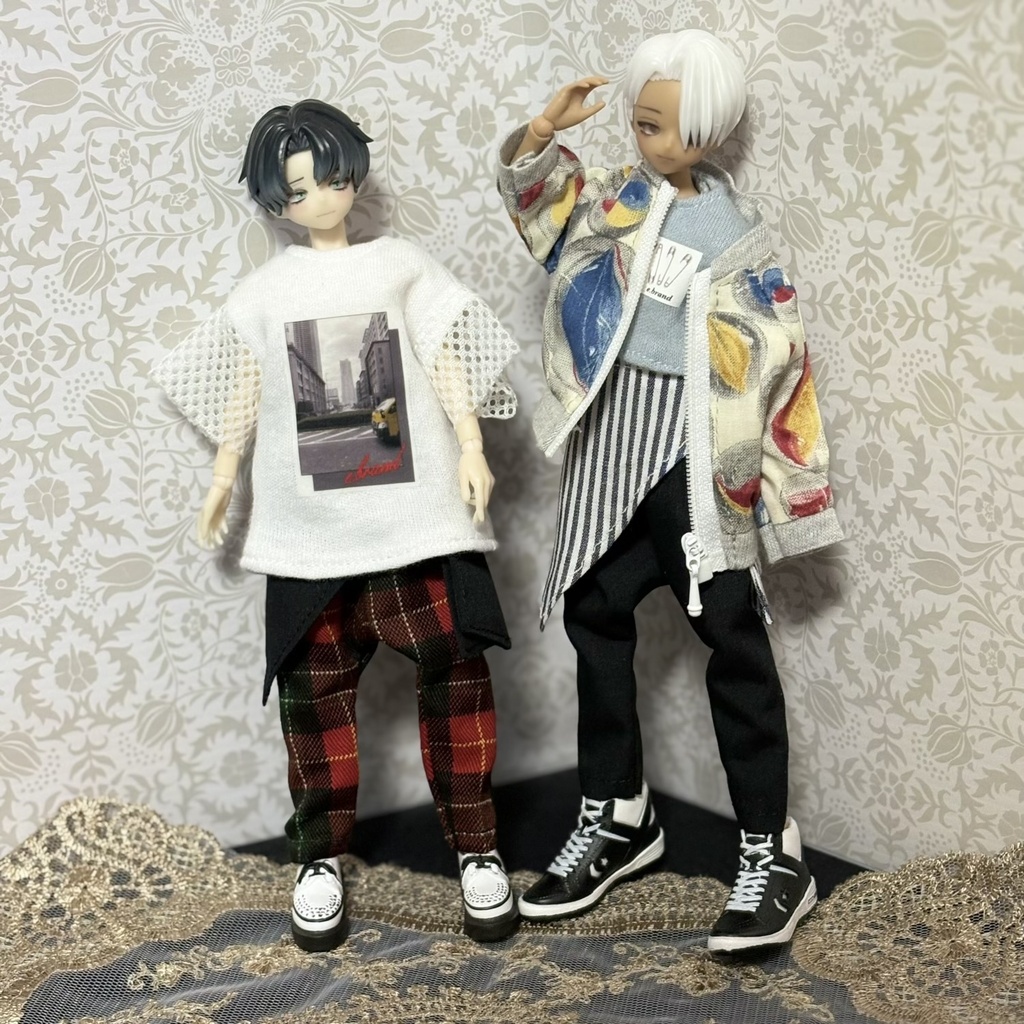スカーフ付きサルエルパンツ