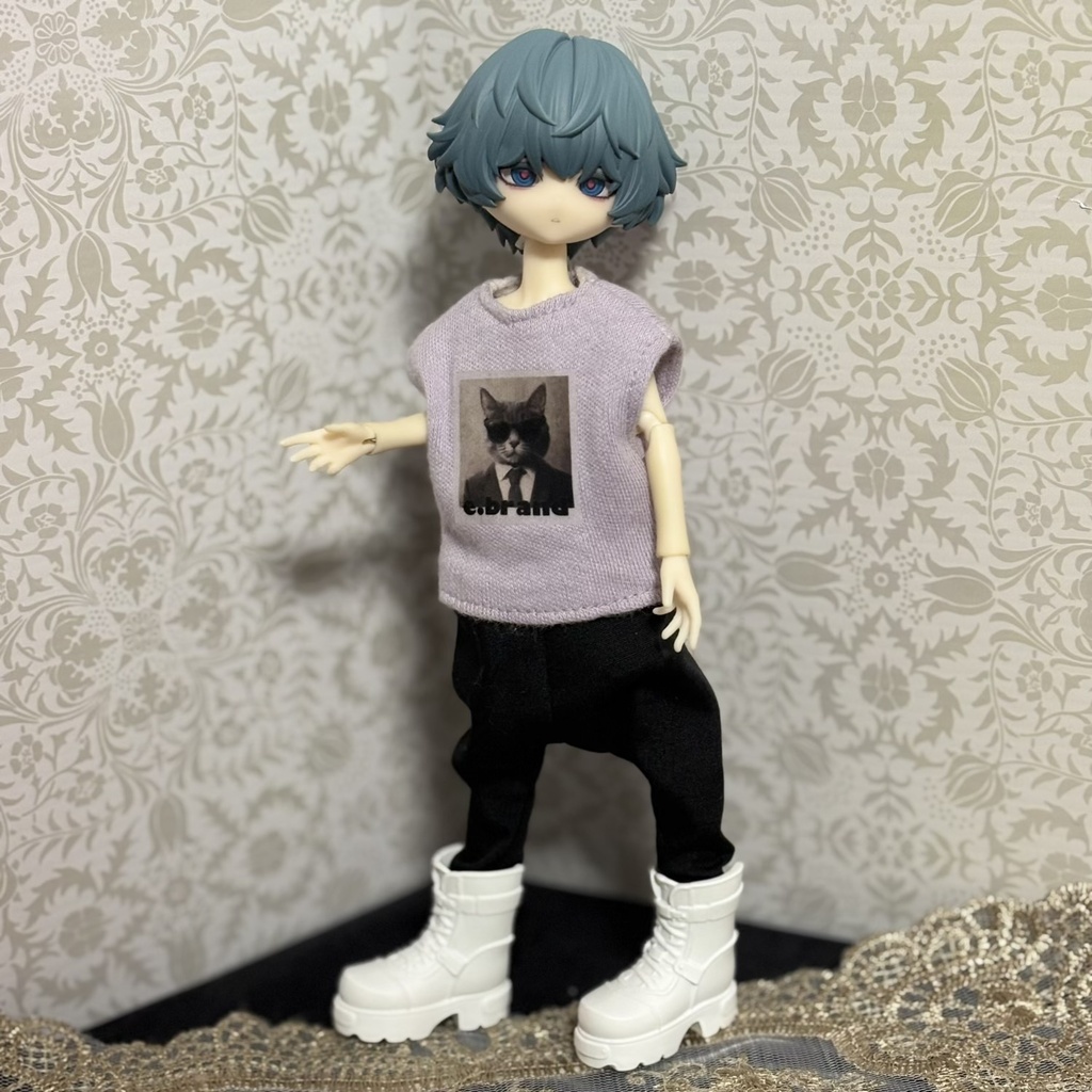スカーフ付きサルエルパンツ